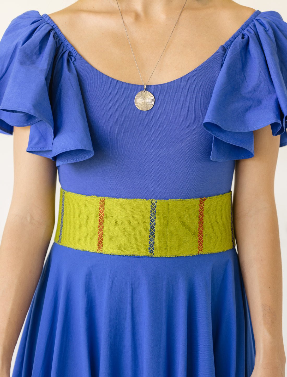 Colors of the Cosmos Embroidered Belt - Earth Wisdom Collection