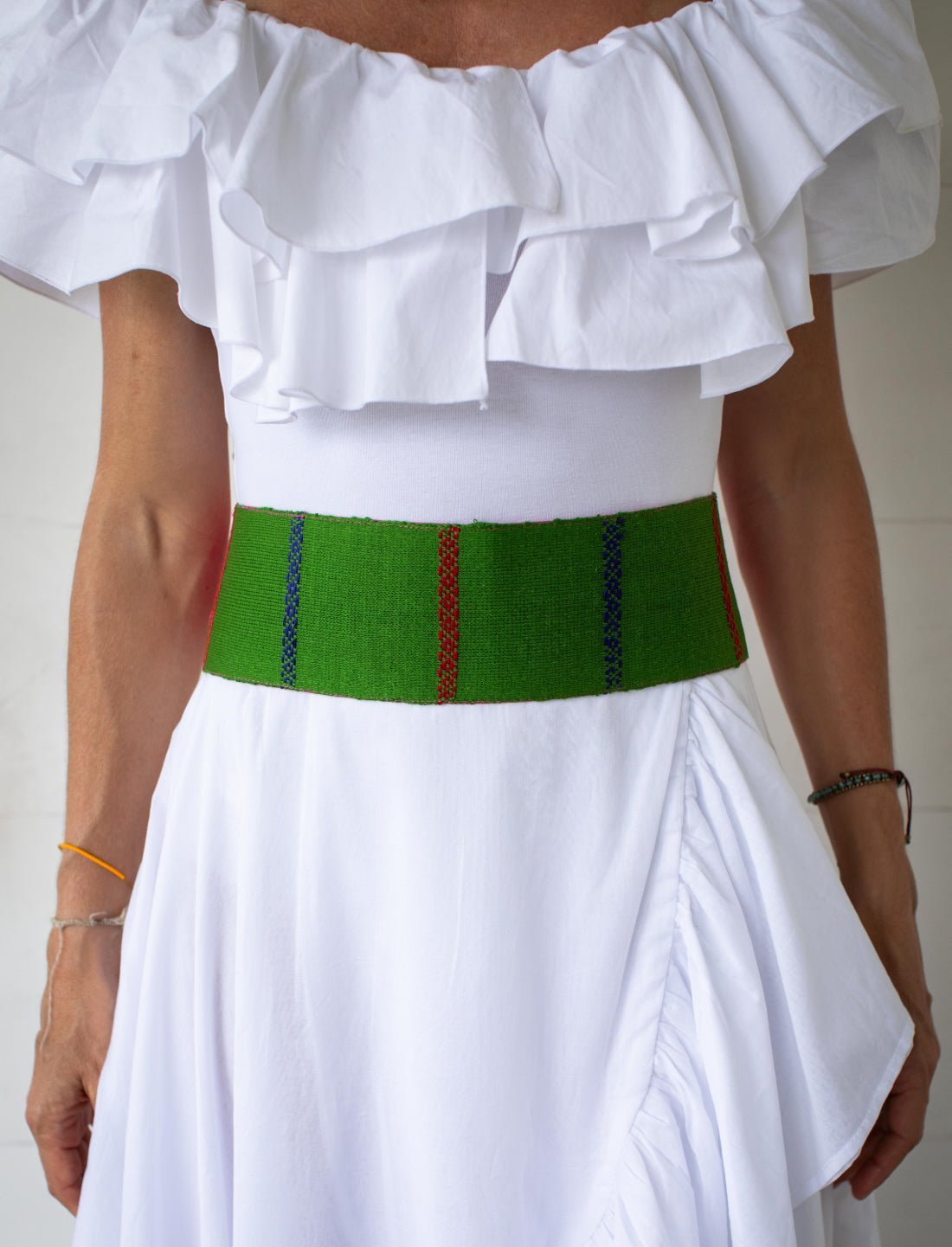 Colors of the Cosmos Embroidered Belt - Earth Wisdom Collection