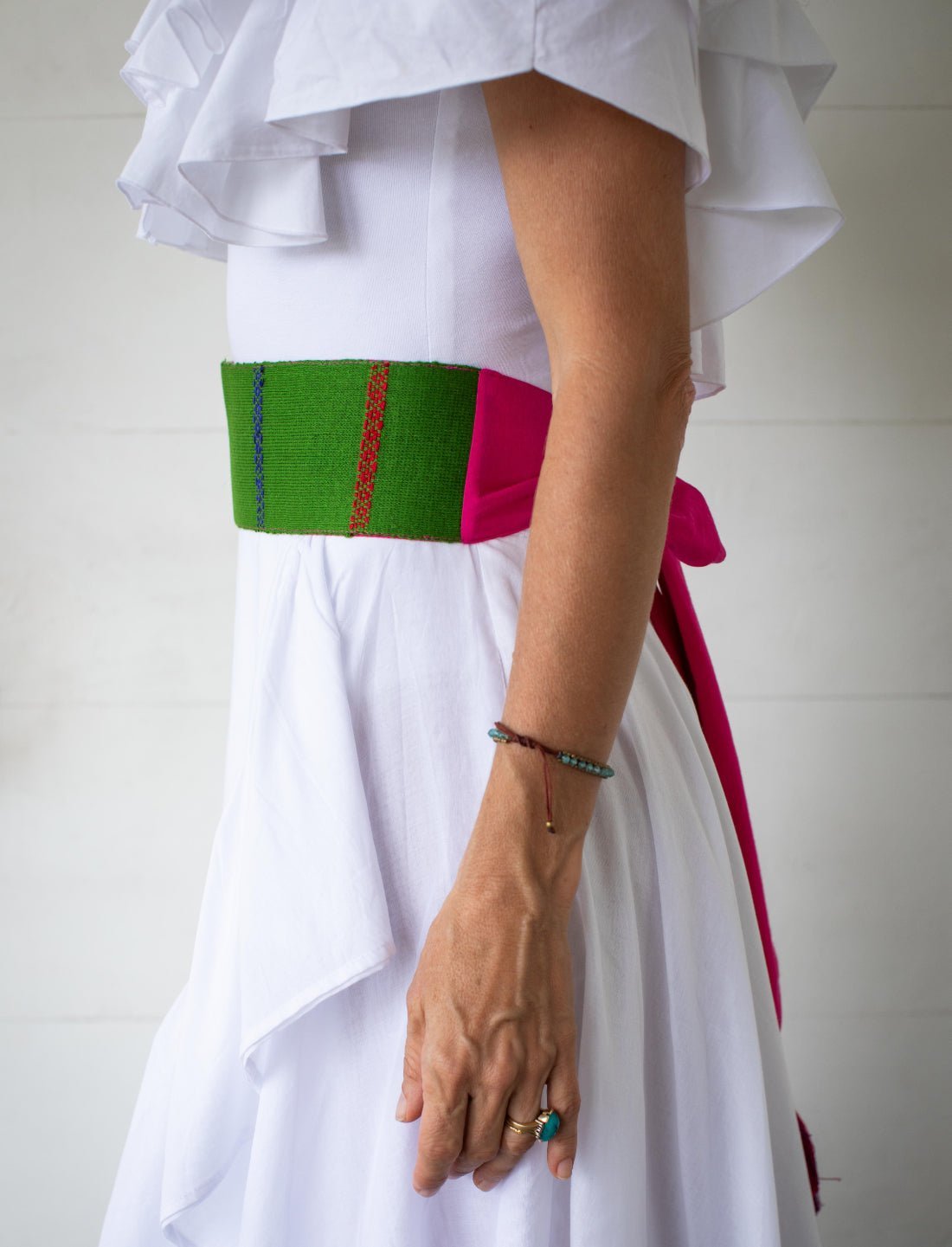 Colors of the Cosmos Embroidered Belt - Earth Wisdom Collection