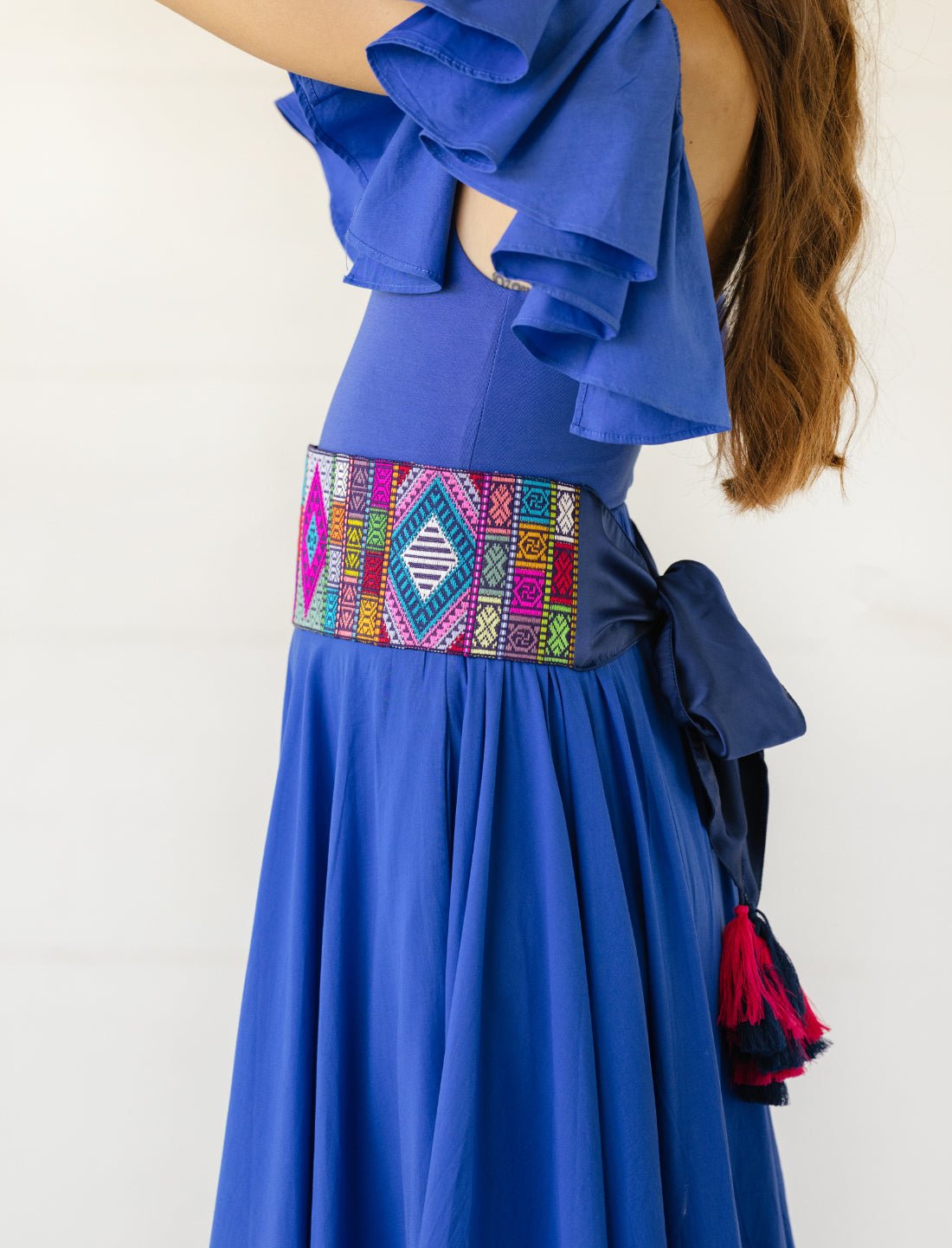 Mosaic Prism Embroidered Belt - Earth Wisdom Collection