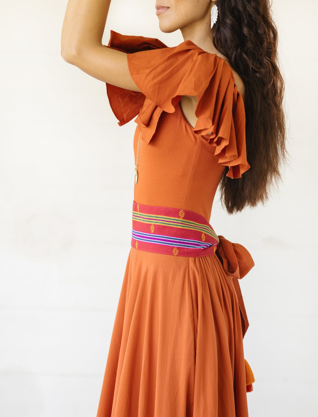 Temple Starlight Embroidered Belt - Earth Wisdom Collection