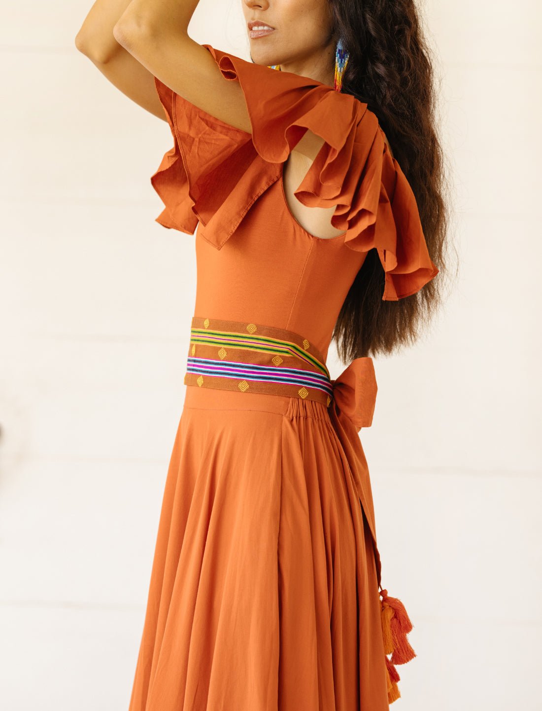 Temple Starlight Embroidered Belt - Earth Wisdom Collection