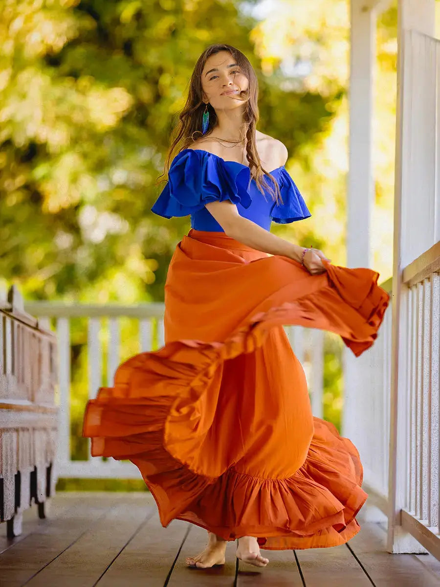 Sacred Hoop of Life Maxi Skirt Earth Wisdom Collection