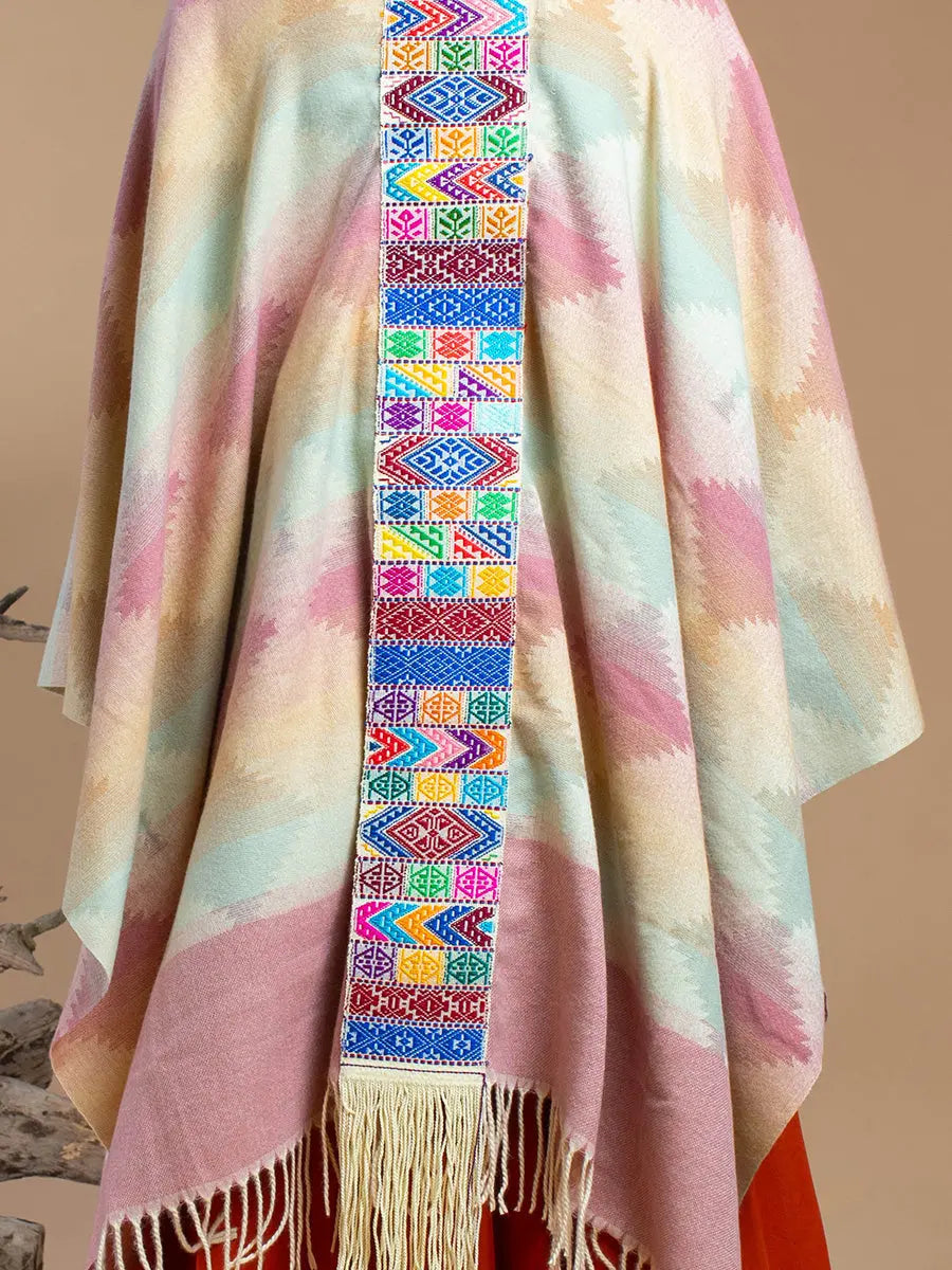 Himalayan Poncho Aurora Earth Wisdom Collection Poncho