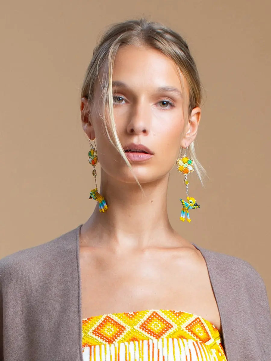 Colibrí Bunga Peridot Earrings Earth Wisdom Collection Earrings
