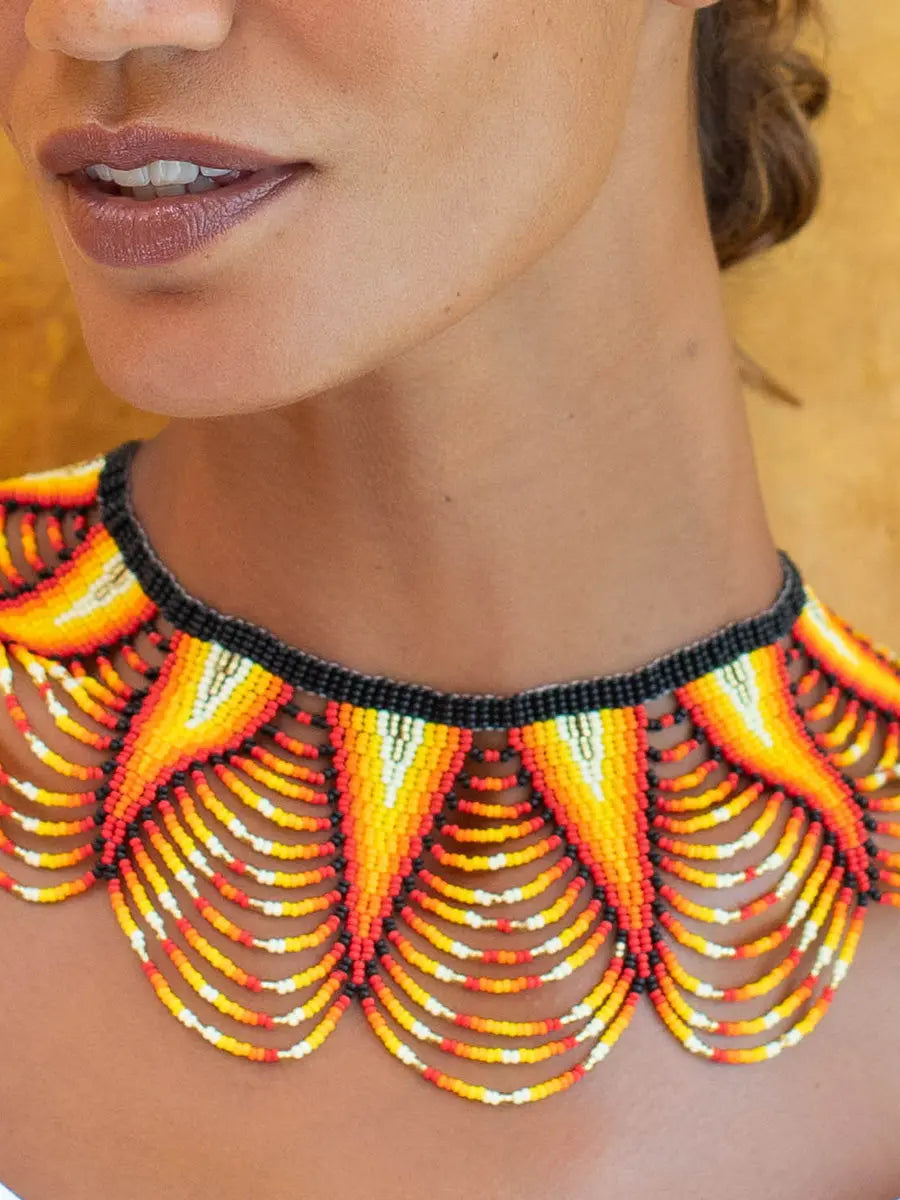 Okama Solar Fire Earth Wisdom Collection Necklace