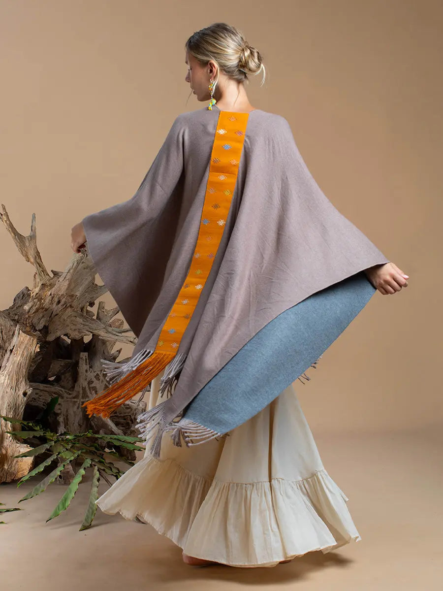 Himalayan Poncho Golden Star Earth Wisdom Collection Poncho