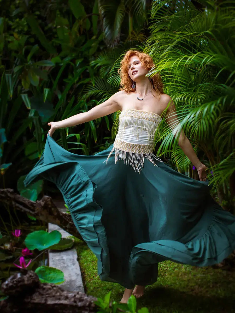 Sacred Hoop of Life Maxi Skirt Earth Wisdom Collection