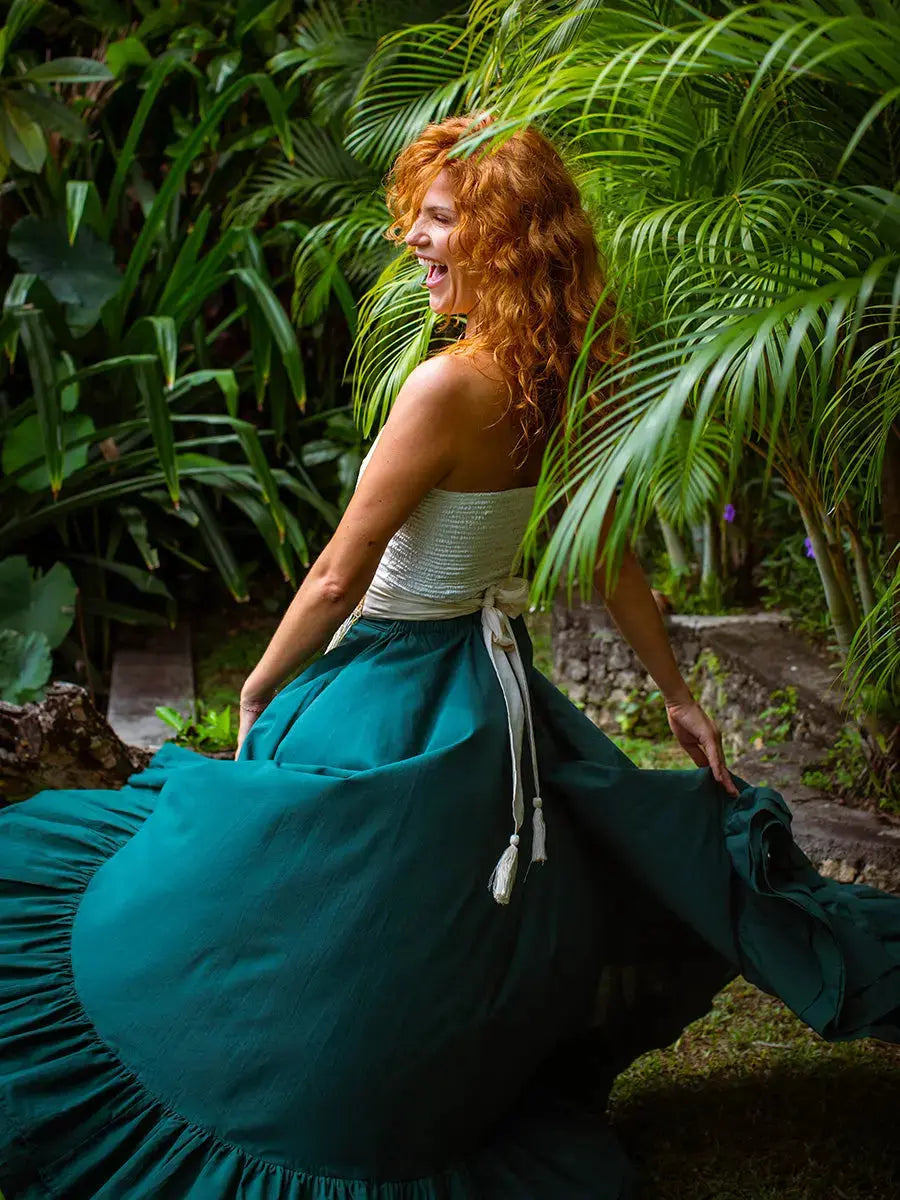 Sacred Hoop of Life Maxi Skirt Earth Wisdom Collection