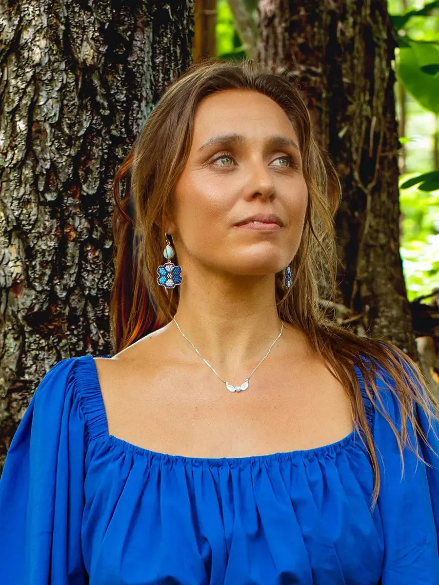 Pearl Wings Necklace Earth Wisdom Collection Necklace