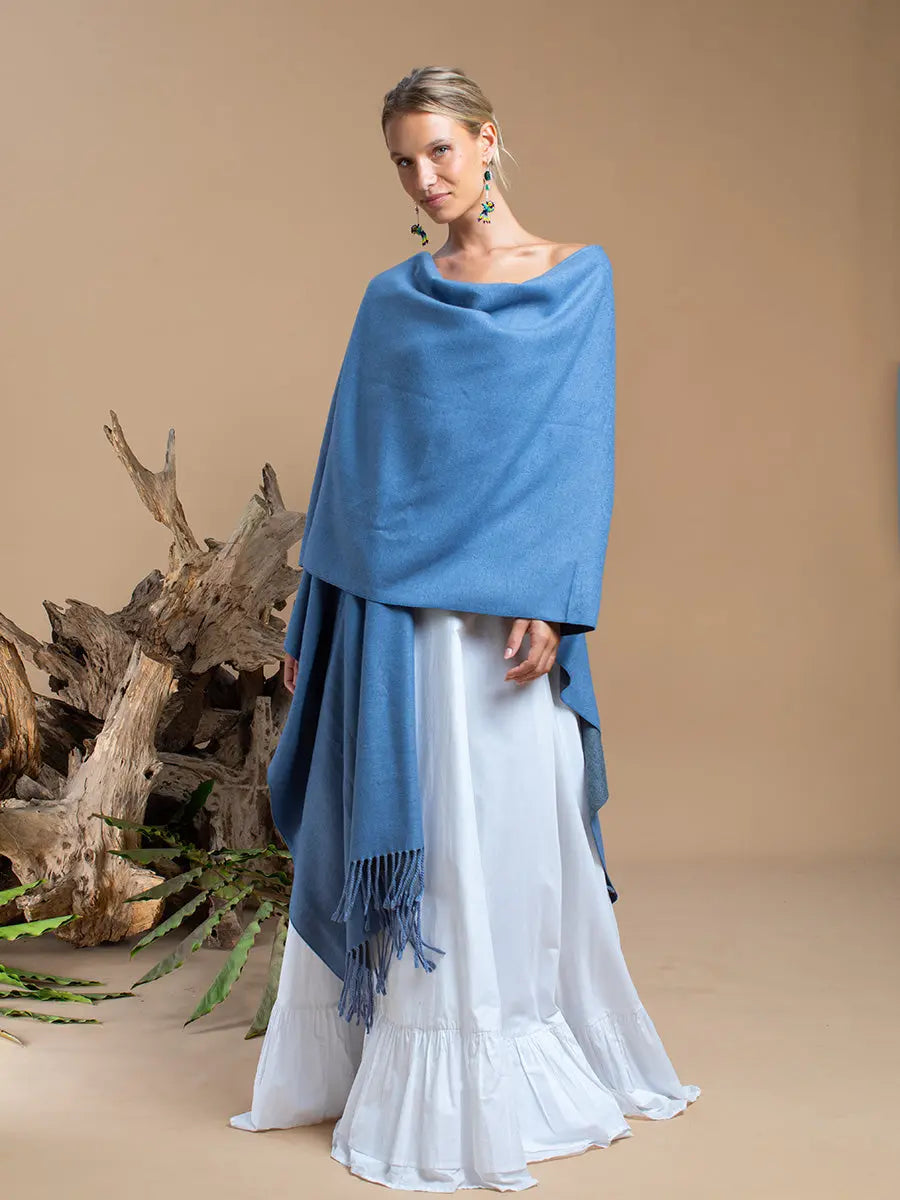 Himalayan Poncho Infinite Sky Earth Wisdom Collection Poncho