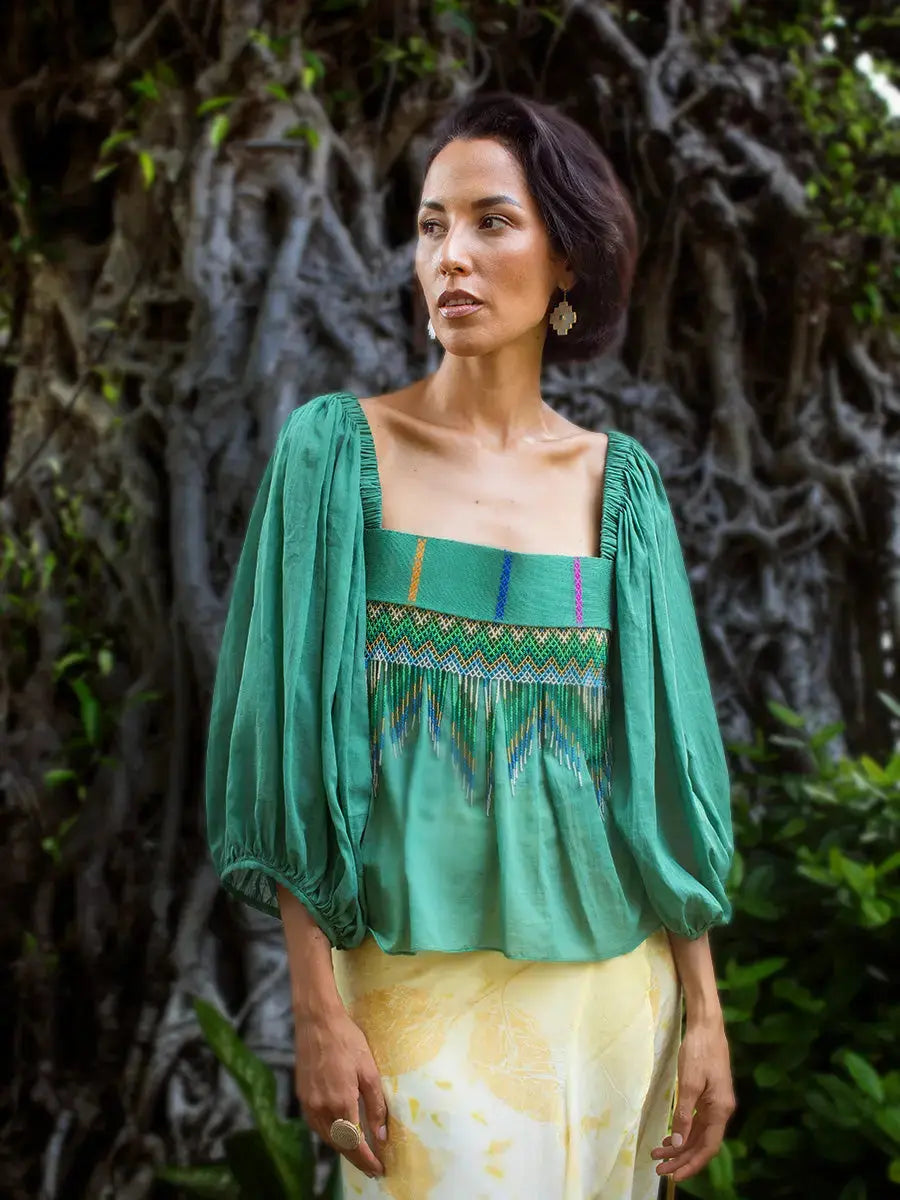 Luna Blouse Earth Wisdom Collection Shirt