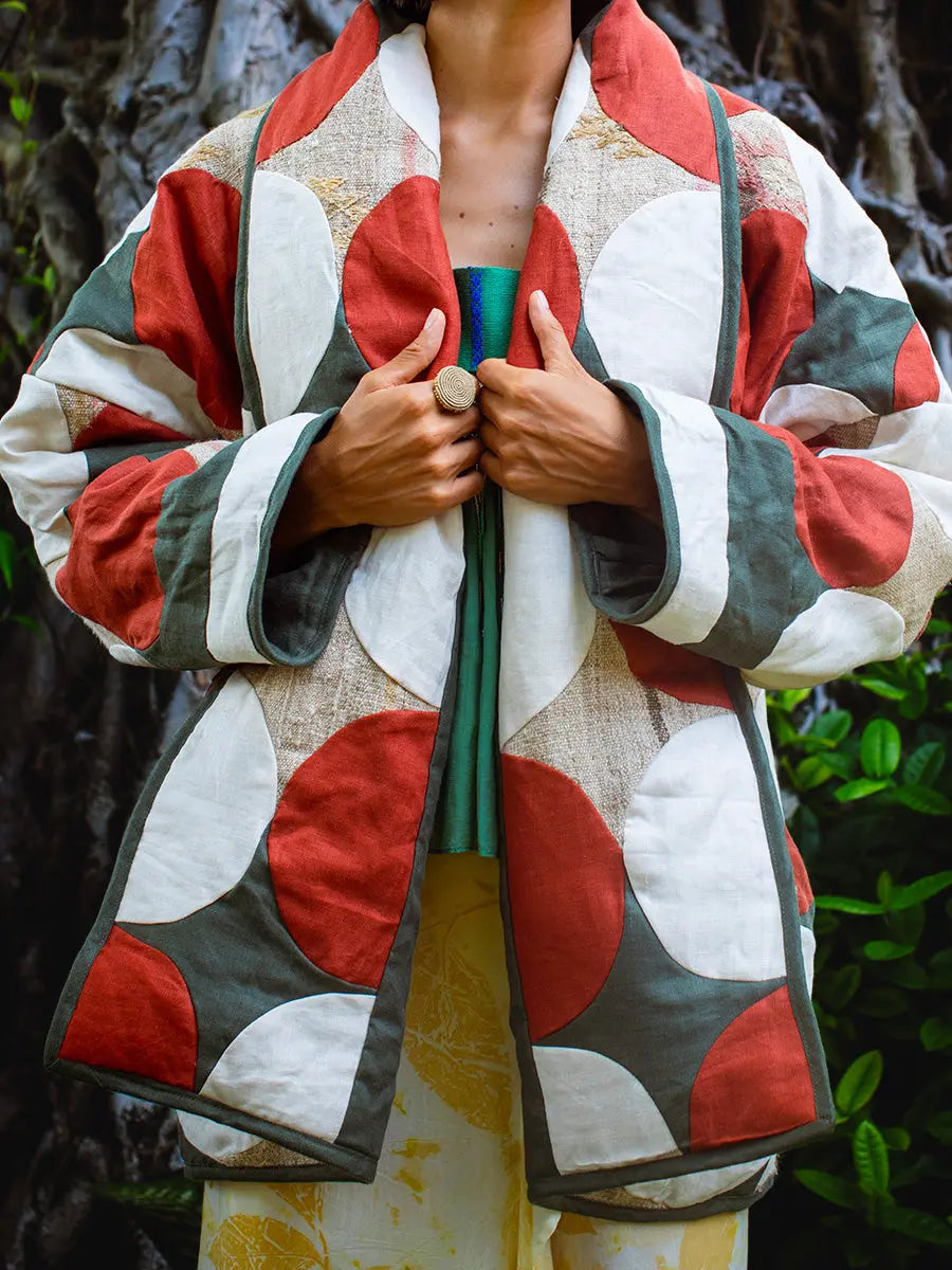 Patchwork Nettle Jacket Earth Wisdom Collection Jacket