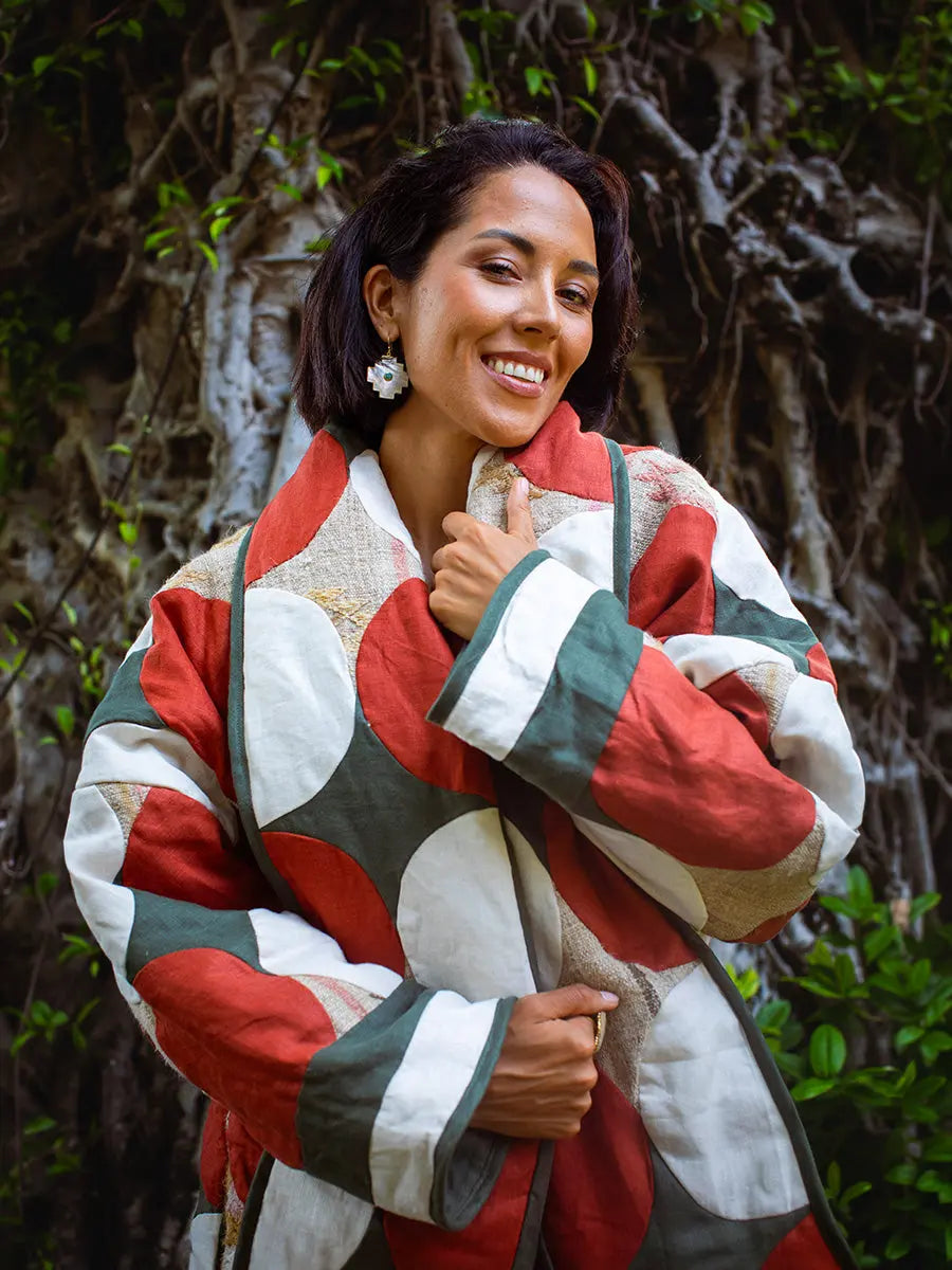 Patchwork Nettle Jacket Earth Wisdom Collection Jacket