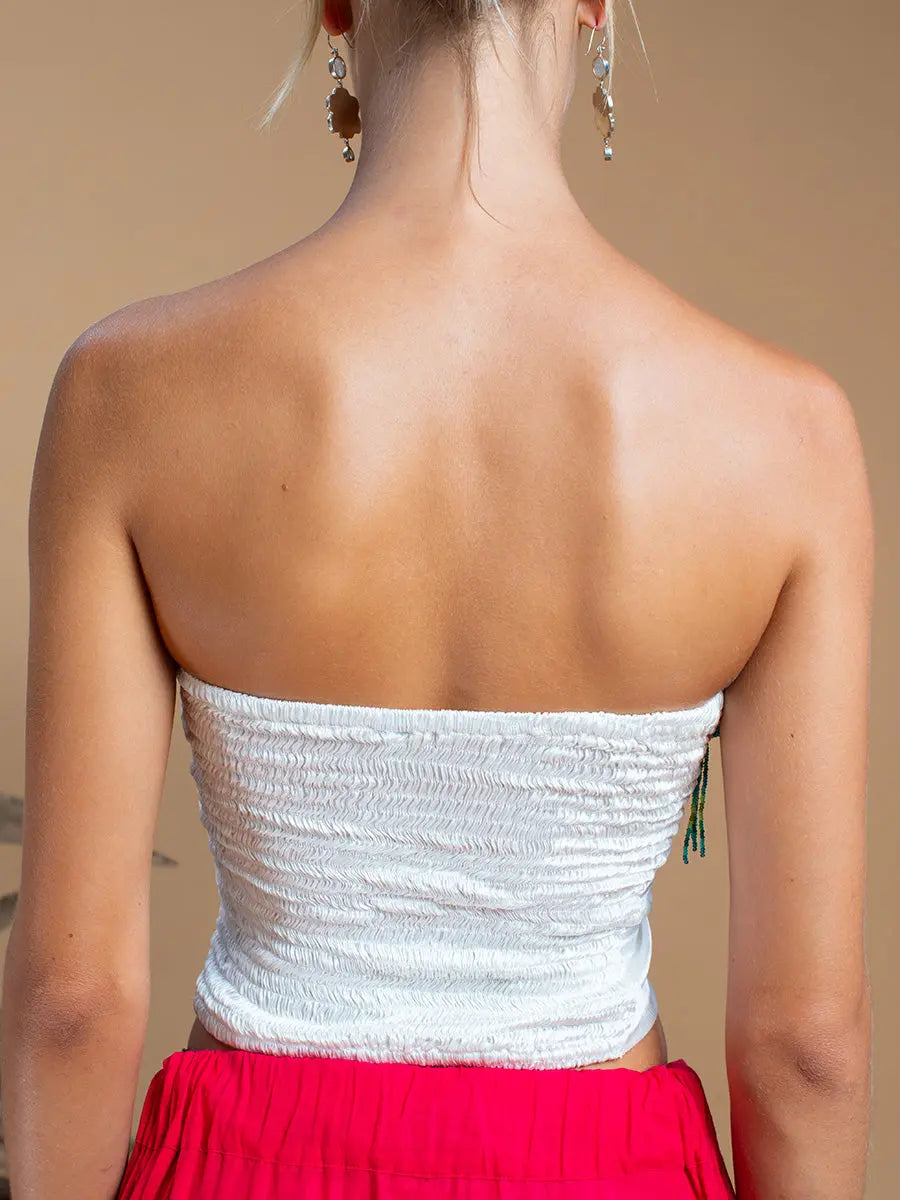 Lunita Beaded Top - Putumayo Canopy Earth Wisdom Collection Shirt