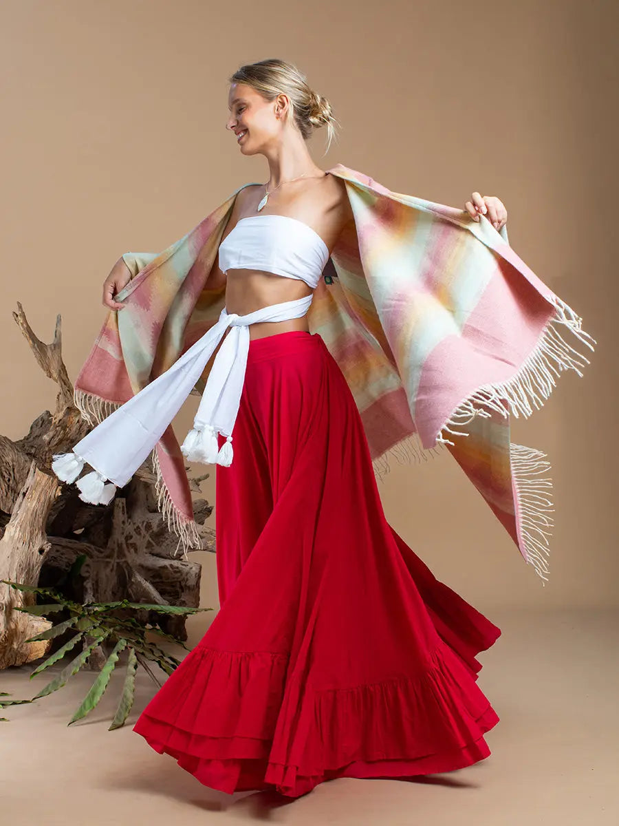 Himalayan Poncho Sunrise Dew Earth Wisdom Collection Poncho