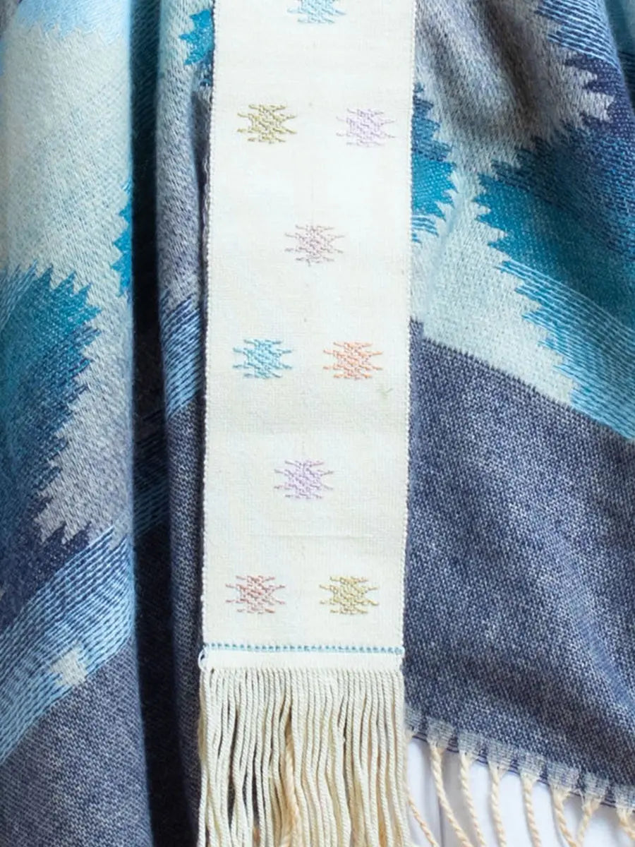 Himalayan Poncho Mountain Mist Earth Wisdom Collection Poncho