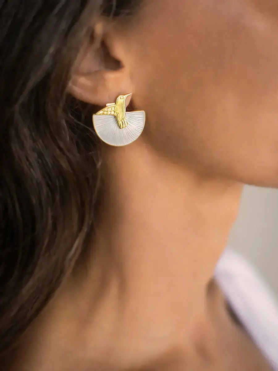Call of the Hummingbird Light Earrings Earth Wisdom Collection Earrings
