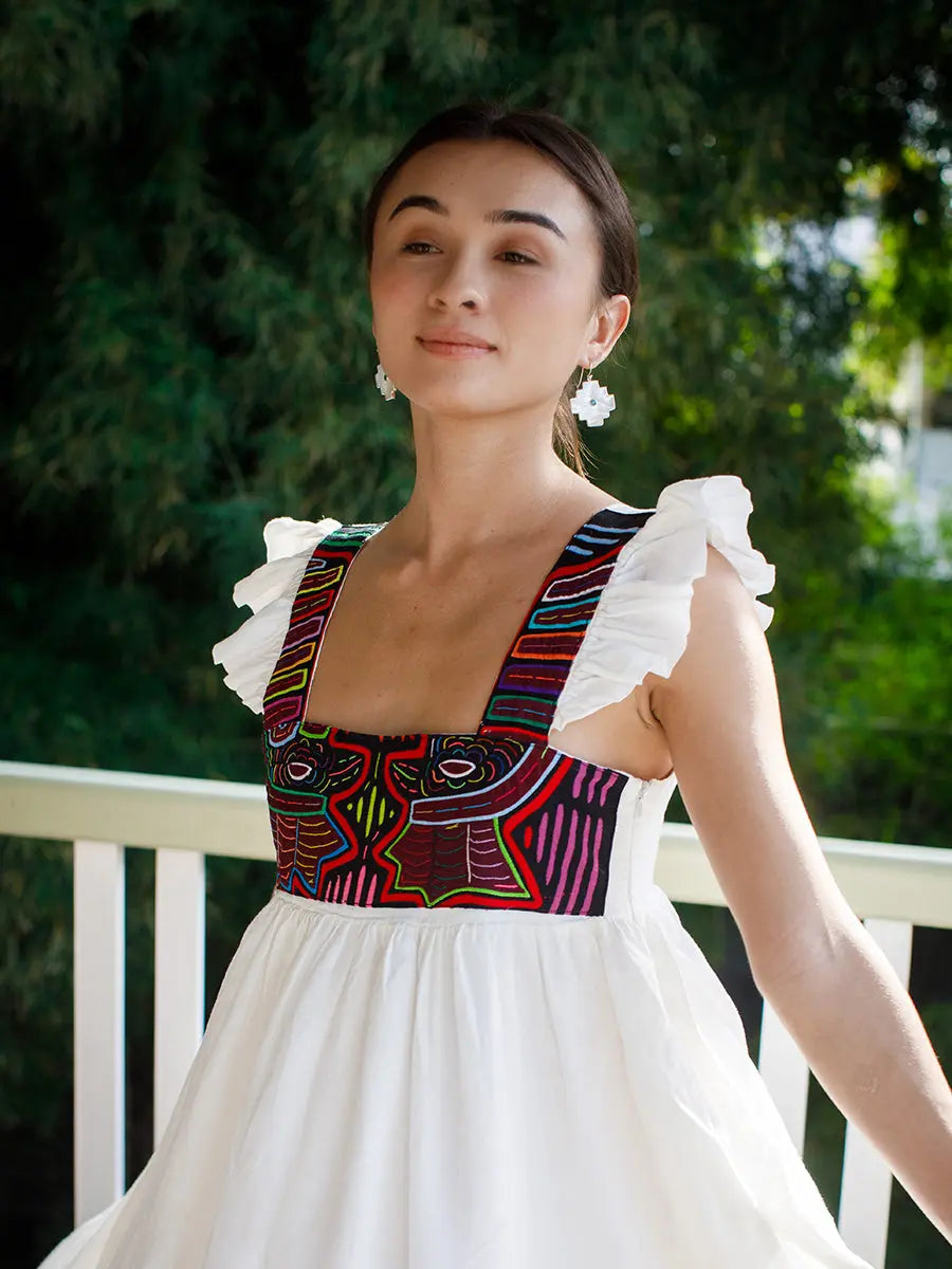 Yemaya Embroidery Adult Gown Earth Wisdom Collection Dress