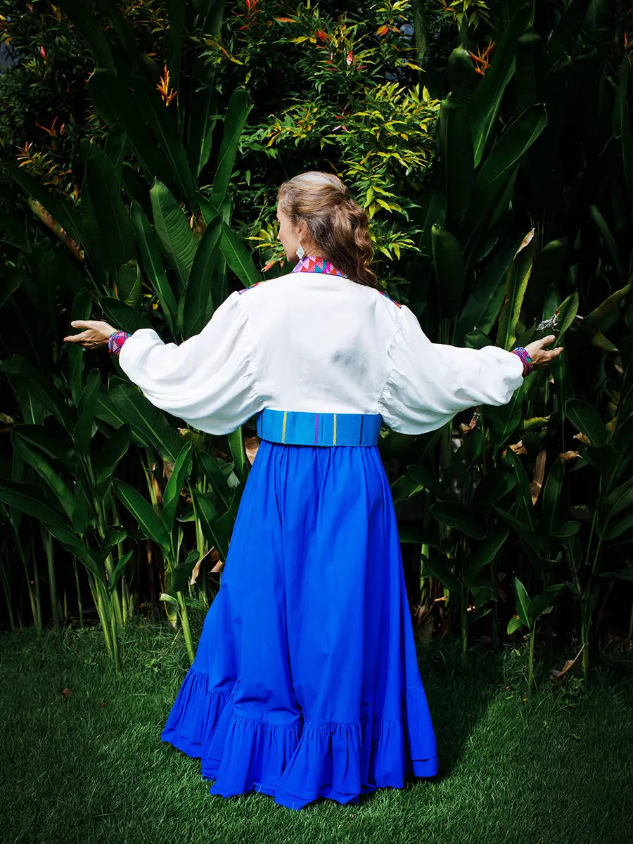 Embroidered Silk Bolero Jacket Earth Wisdom Collection Jacket