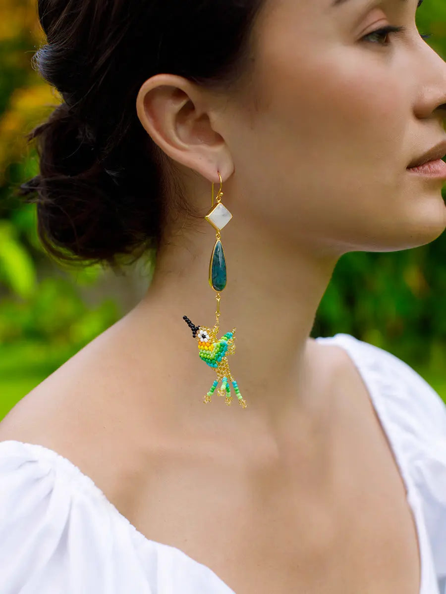 Colibrí Cantik Agate Earrings Earth Wisdom Collection Earrings