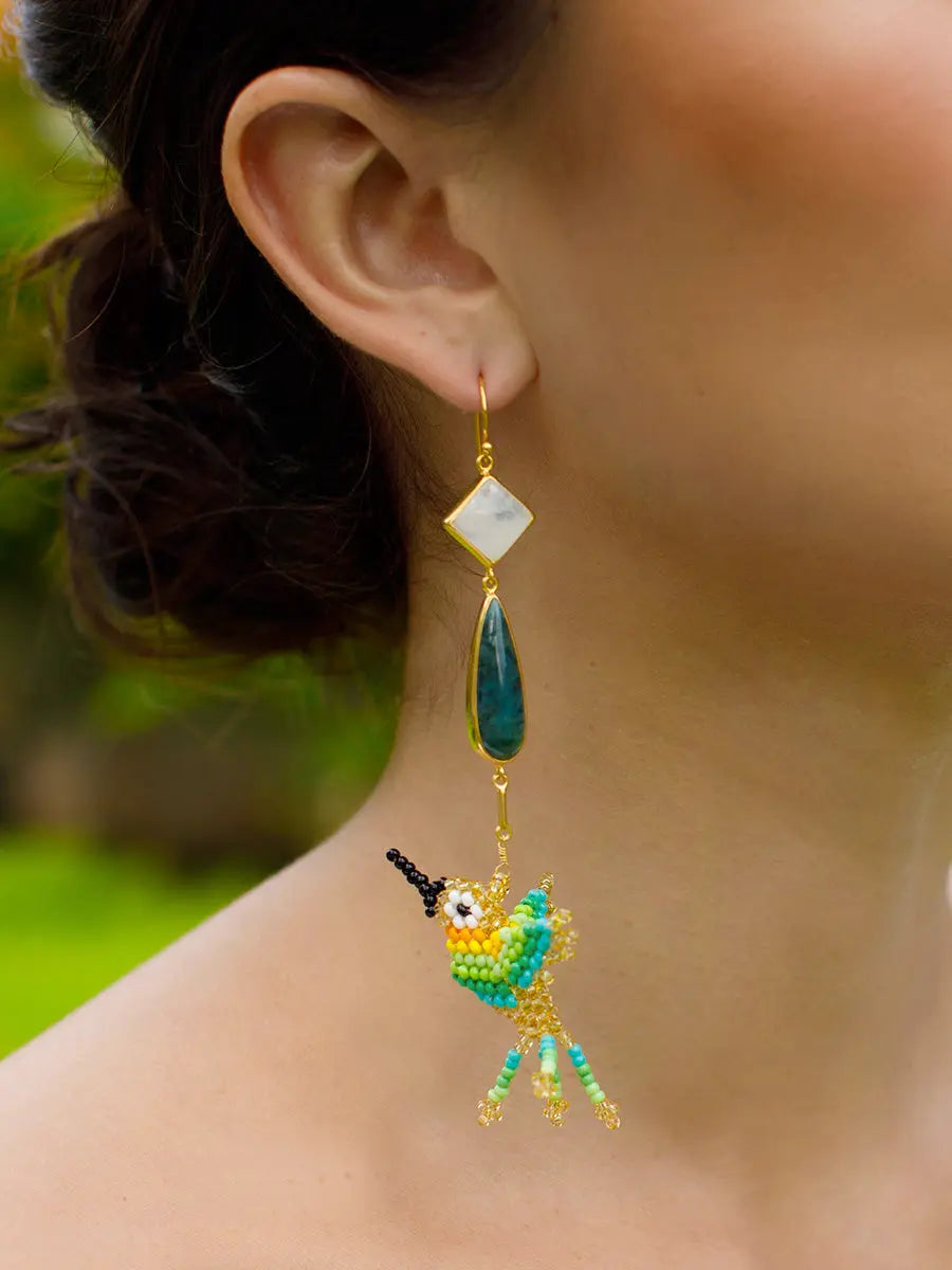 Colibrí Cantik Agate Earrings Earth Wisdom Collection Earrings