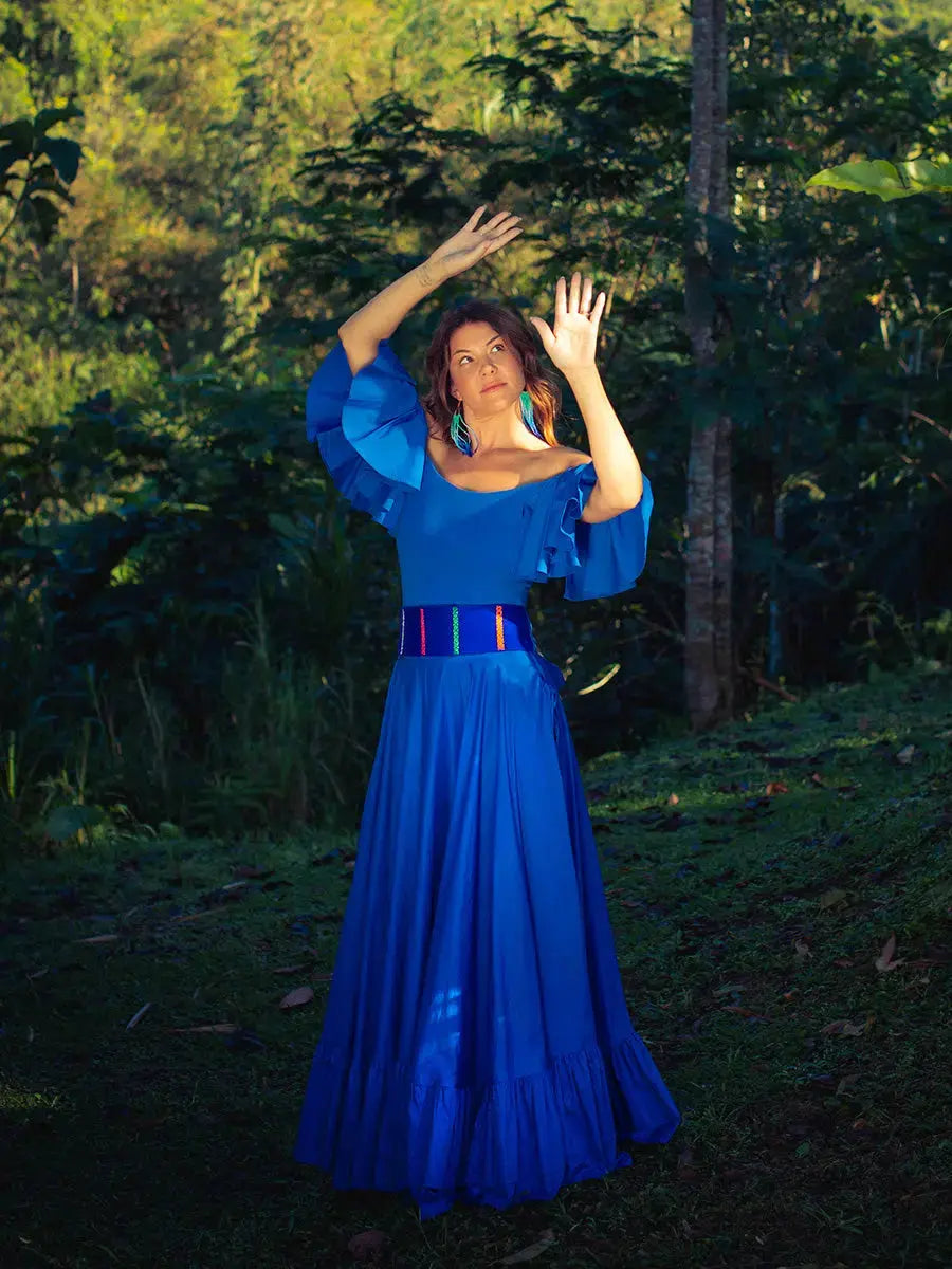 Sacred Hoop of Life Maxi Skirt Earth Wisdom Collection