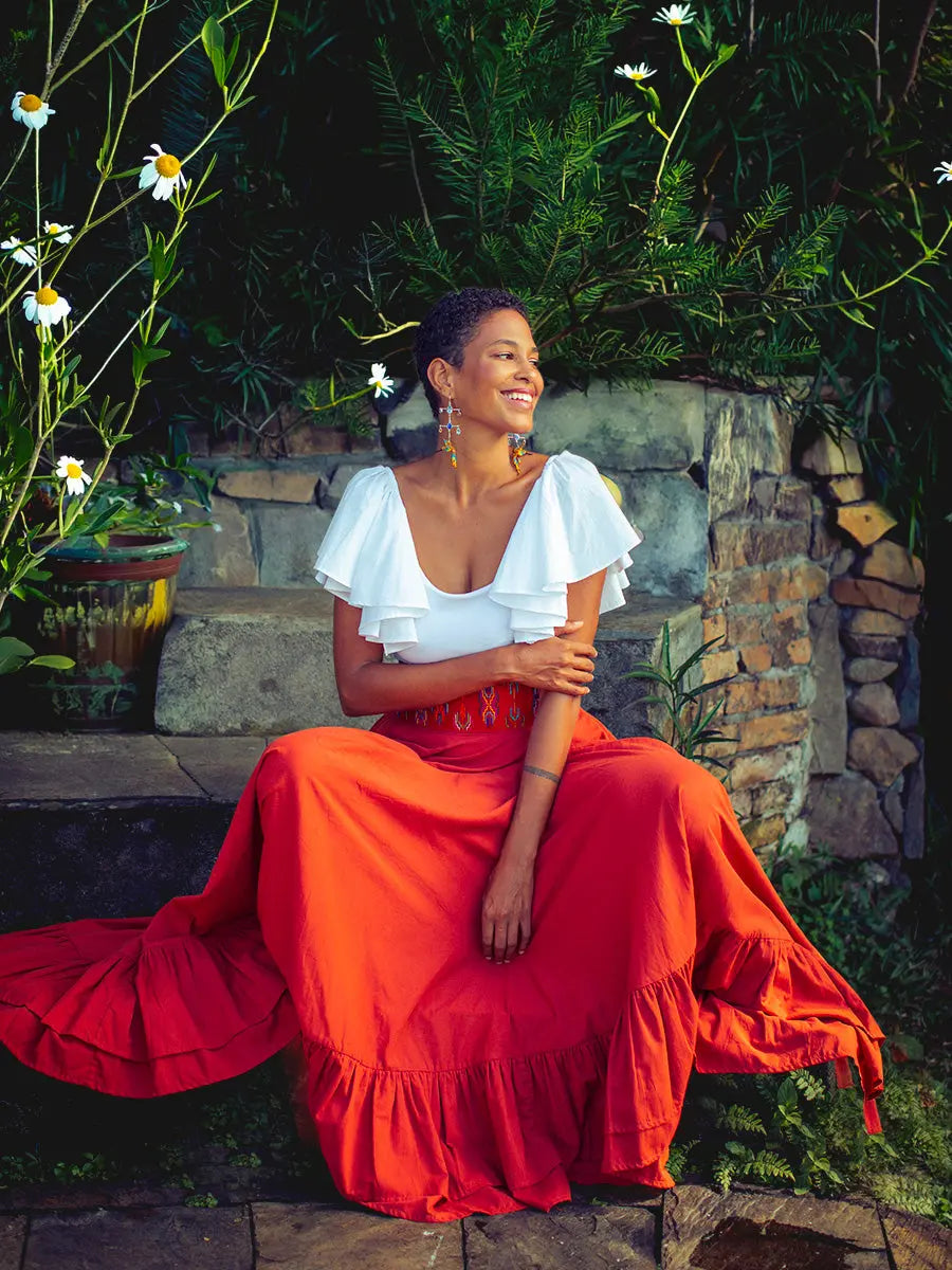 Sacred Hoop of Life Maxi Skirt Earth Wisdom Collection