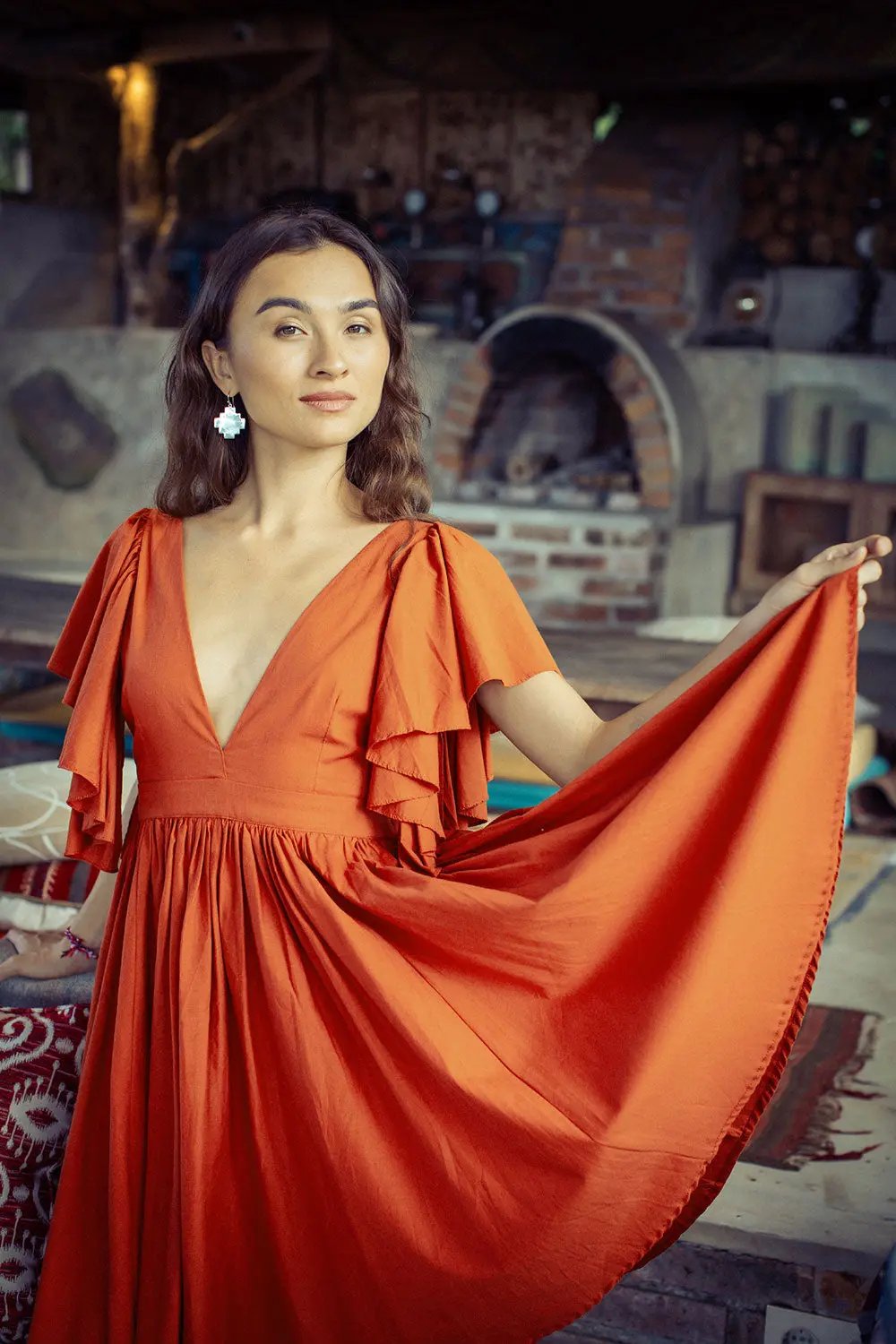 Ina Short Dress Earth Wisdom Collection Dress