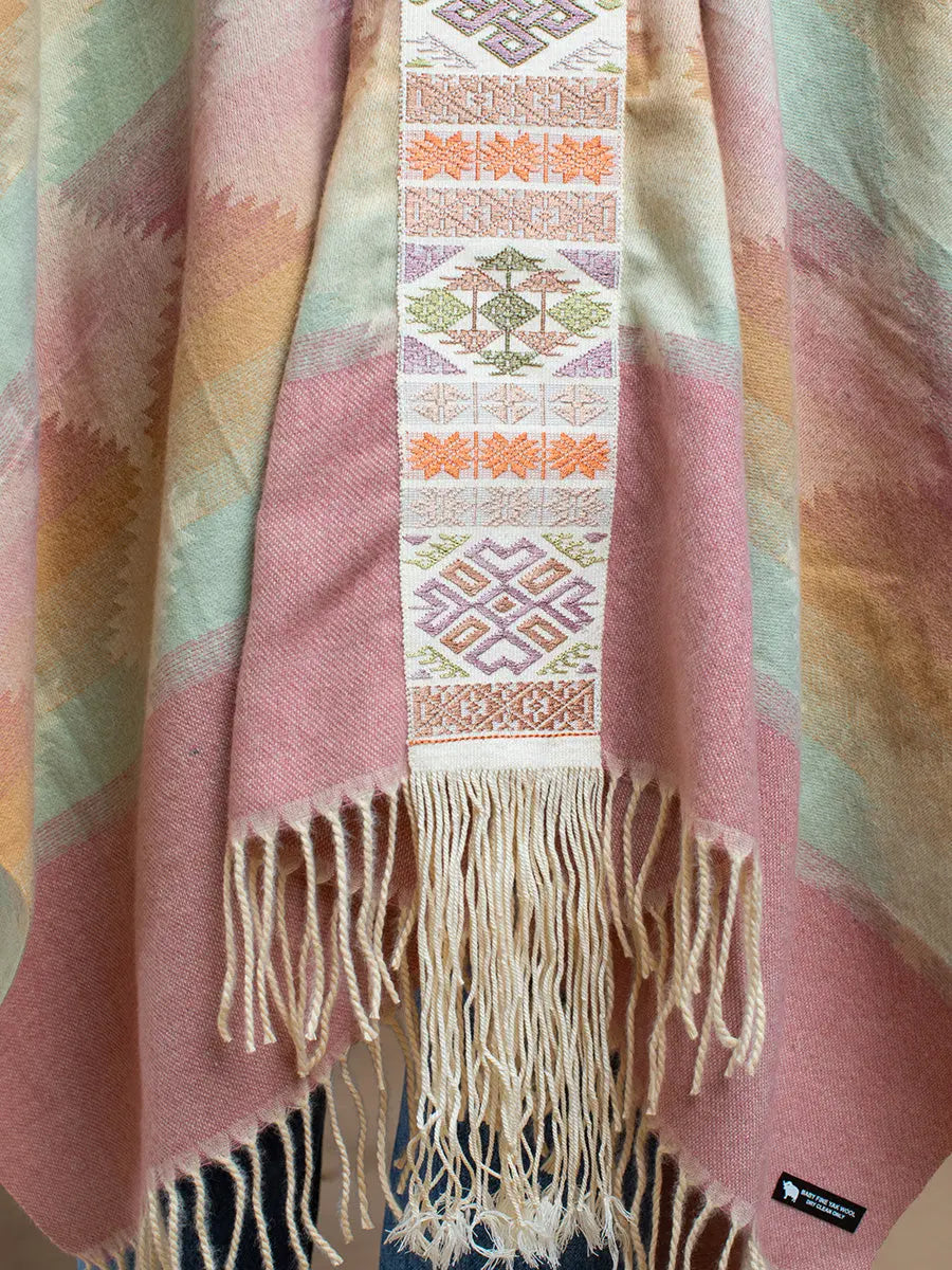 Himalayan Poncho Lotus Earth Wisdom Collection Poncho