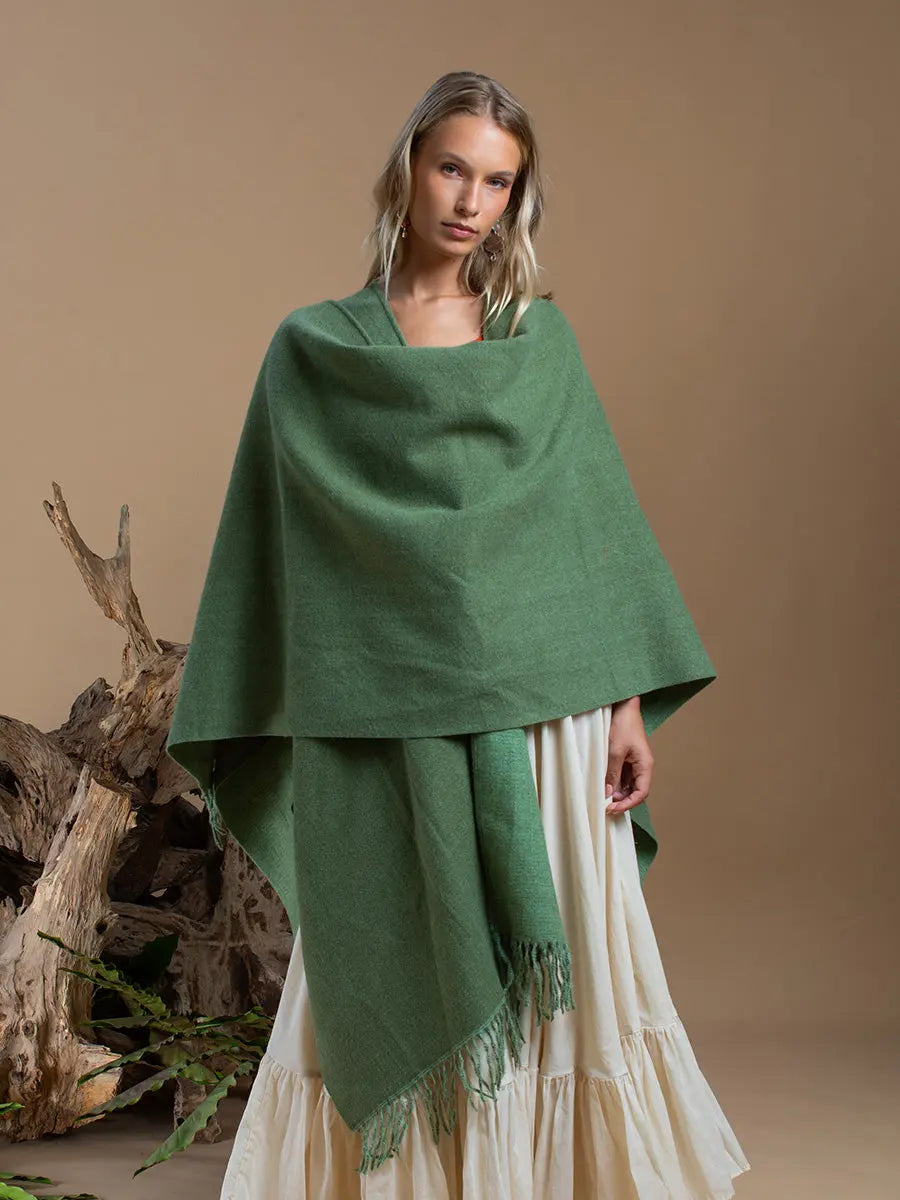 Himalayan Poncho Jade Garden Earth Wisdom Collection Poncho