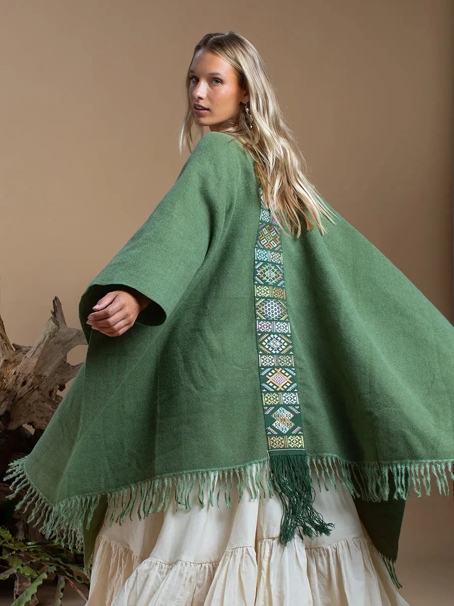 Himalayan Poncho Jade Garden Earth Wisdom Collection Poncho