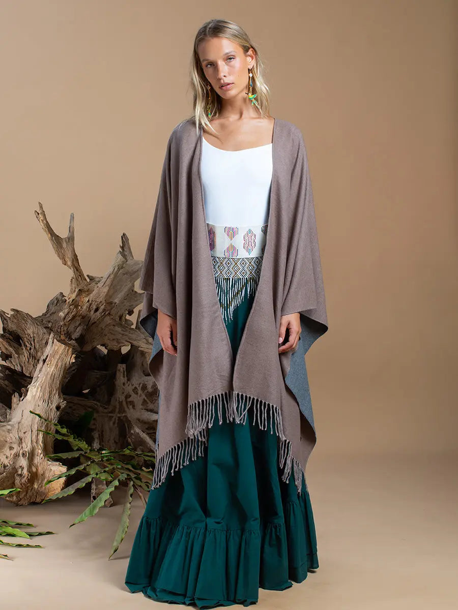 Himalayan Poncho Clay Earth Wisdom Collection Poncho