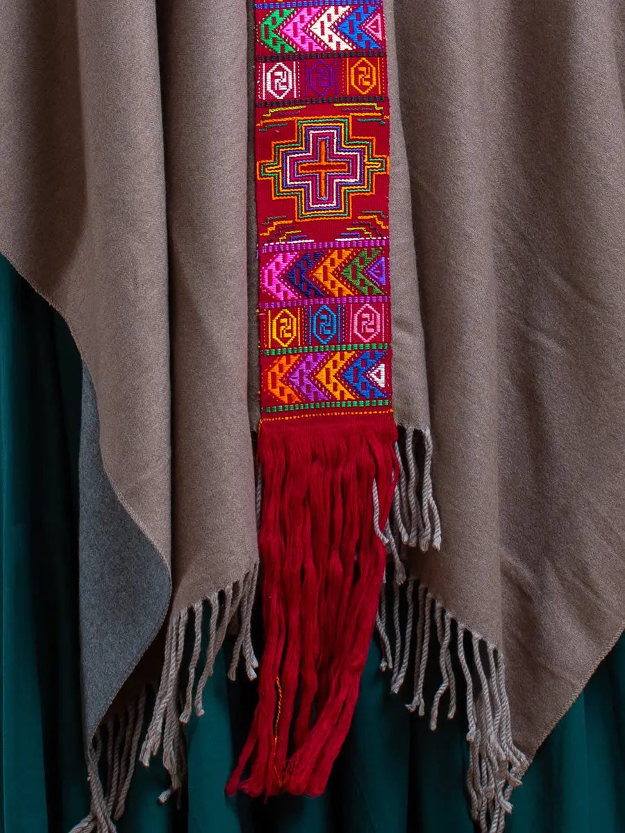 Himalayan Poncho Clay Earth Wisdom Collection Poncho