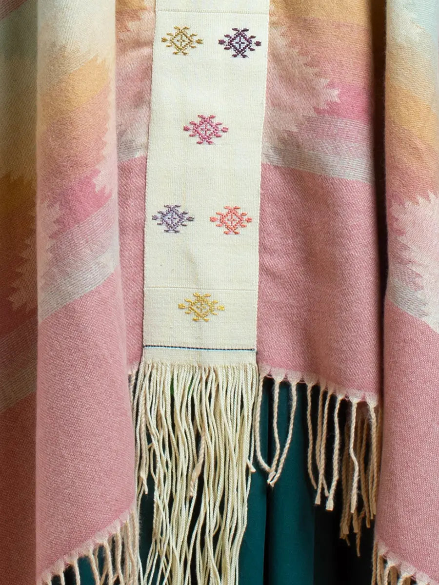 Himalayan Poncho Dawn Light Earth Wisdom Collection Poncho