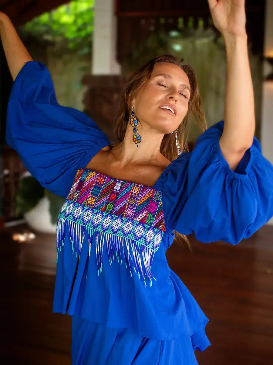 Luna Blouse Earth Wisdom Collection Shirt