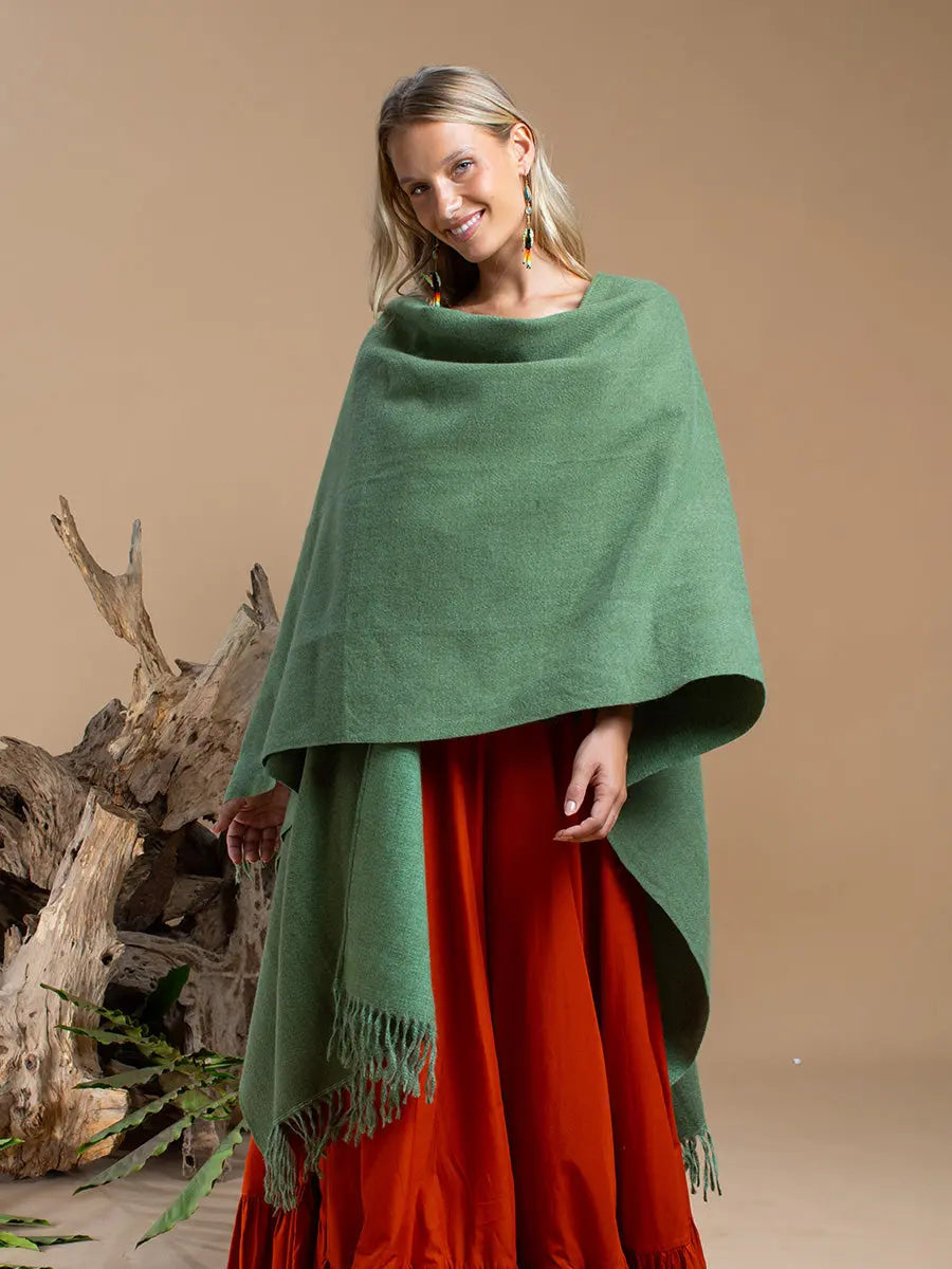 Himalayan Poncho Sage Temple Earth Wisdom Collection Poncho