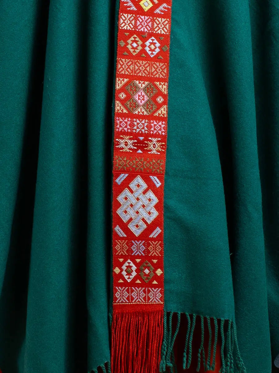 Himalayan Poncho Emerald Spirit Earth Wisdom Collection Poncho