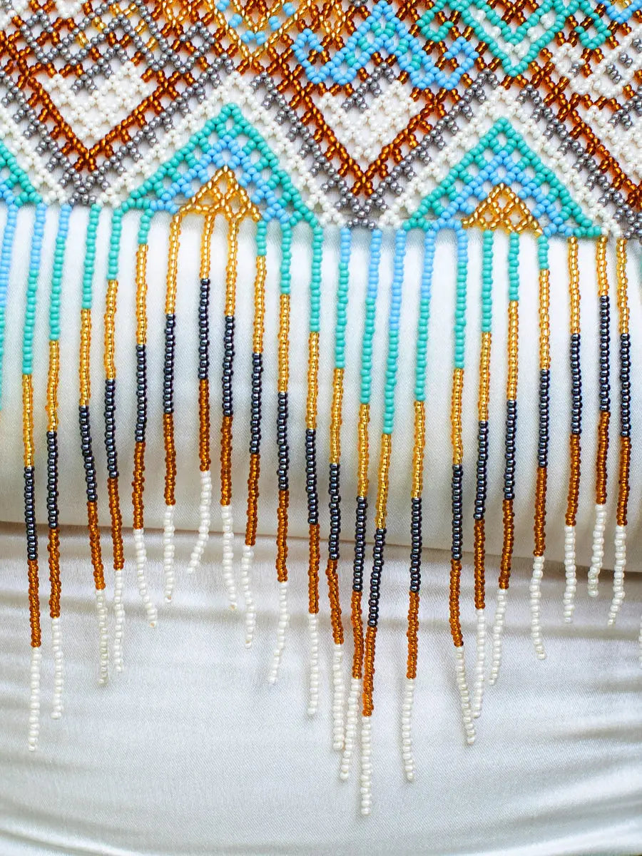 Lunita Beaded Top Earth Wisdom Collection Shirt
