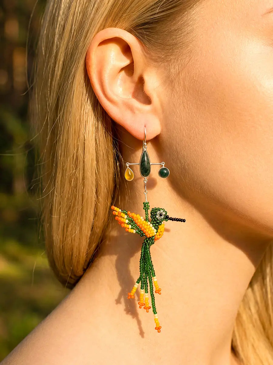 Colibrí Suci Forest Earrings Earth Wisdom Collection Earrings