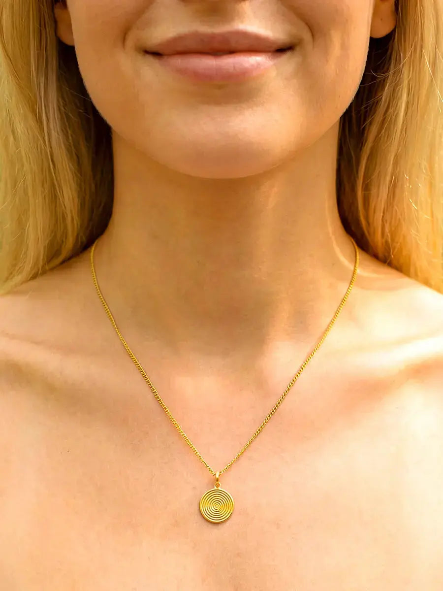 Earth Wisdom Spiral Pendant Necklace Earth Wisdom Collection Necklace