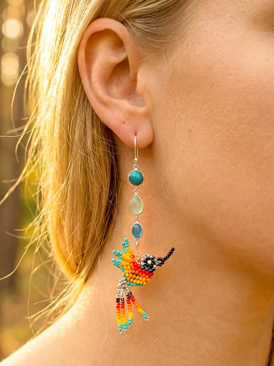 Colibrí Cantik Ocean Trio Earrings Earth Wisdom Collection Earrings