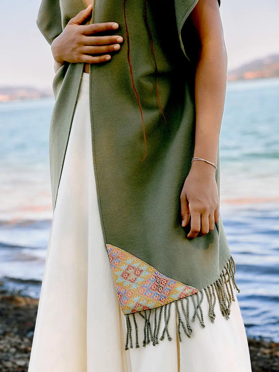 Himalayan Long Vest Cedar Earth Wisdom Collection Vest