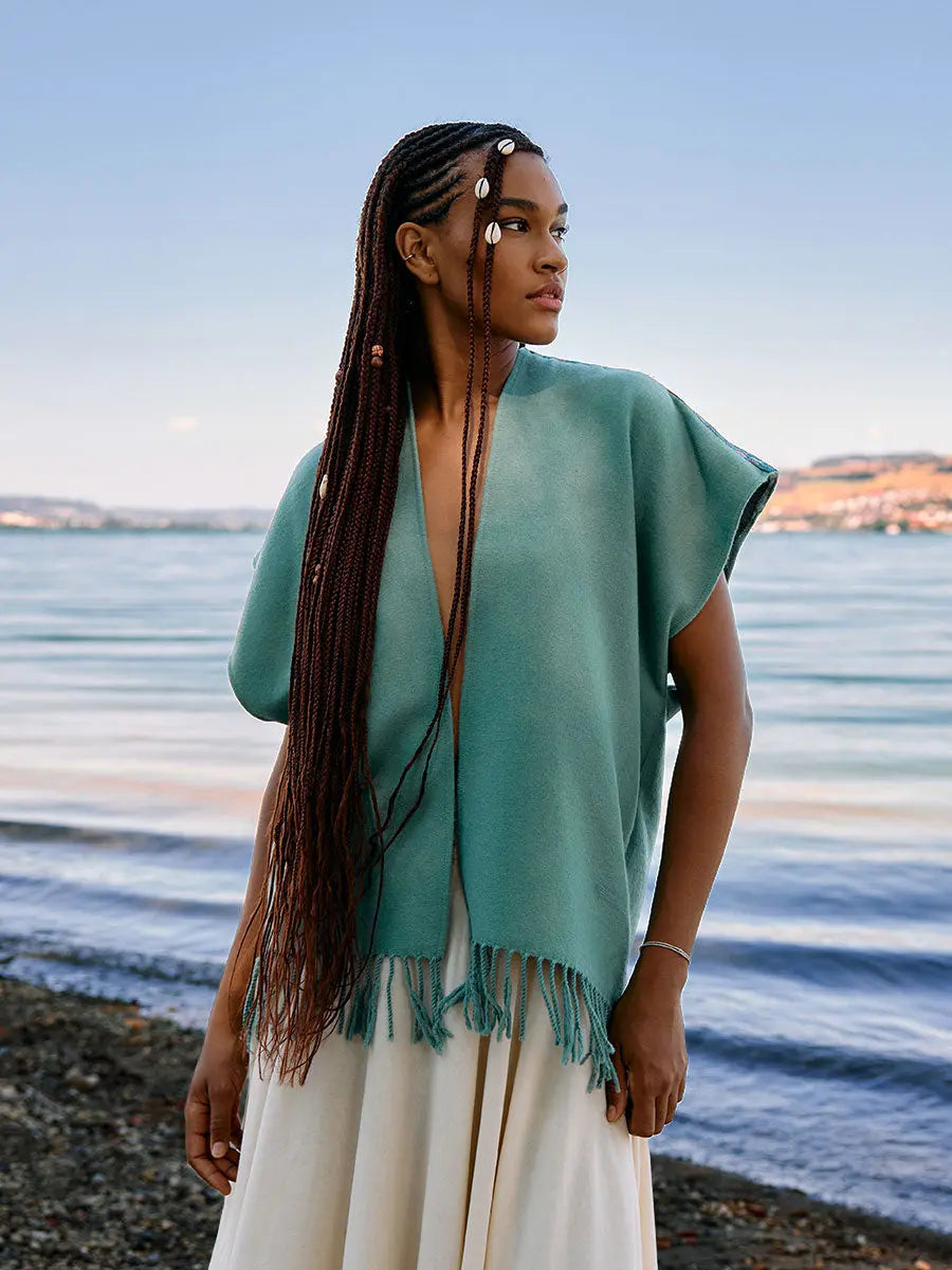 Himalayan Short Vest Empress Earth Wisdom Collection Vest