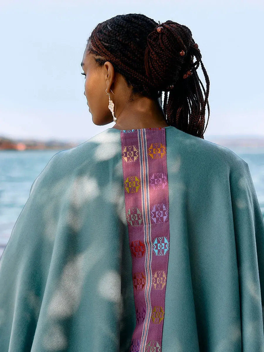 Himalayan Poncho Wild Sage Earth Wisdom Collection Poncho