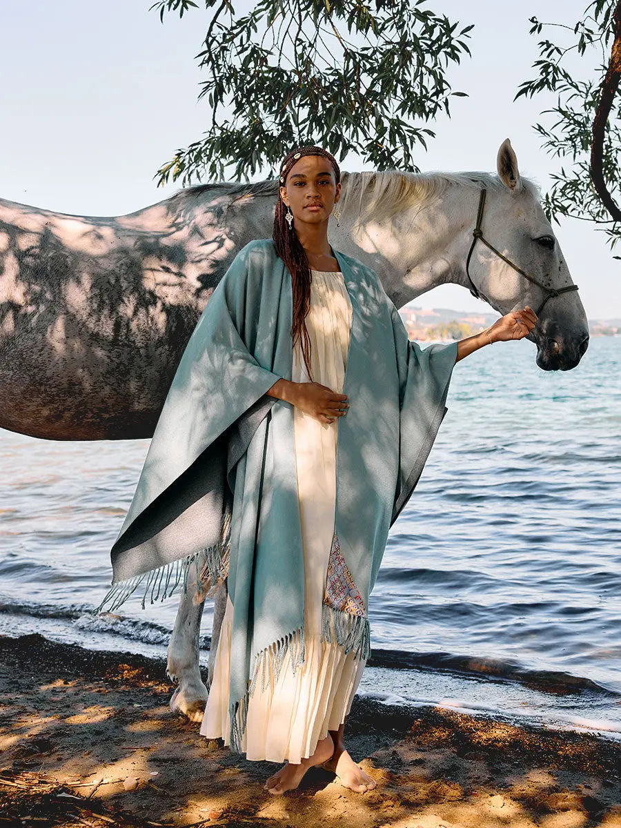 Himalayan Poncho Heart Opener Earth Wisdom Collection Poncho