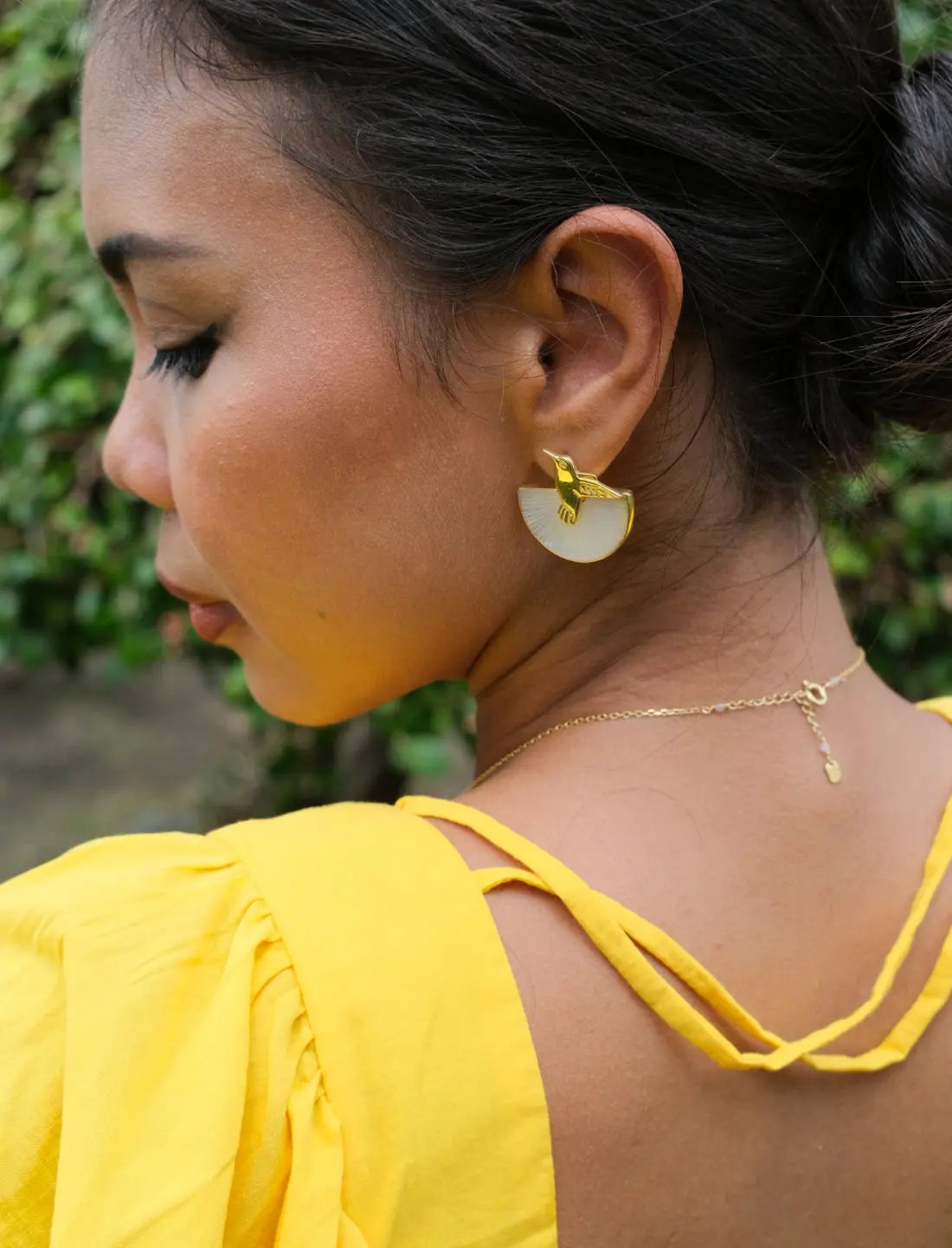 Call of the Hummingbird Light Earrings Earth Wisdom Collection