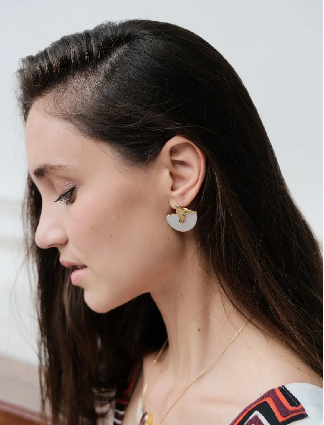 Call of the Hummingbird Light Earrings Earth Wisdom Collection