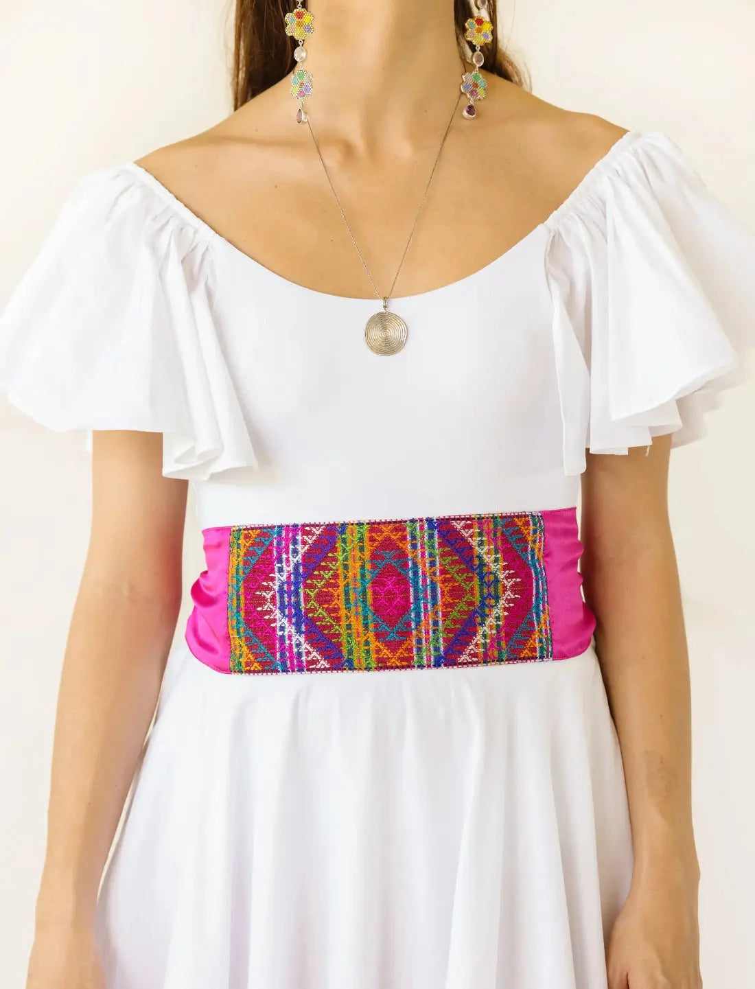 Clarity of Mind Pink Silk Belt Earth Wisdom Collection