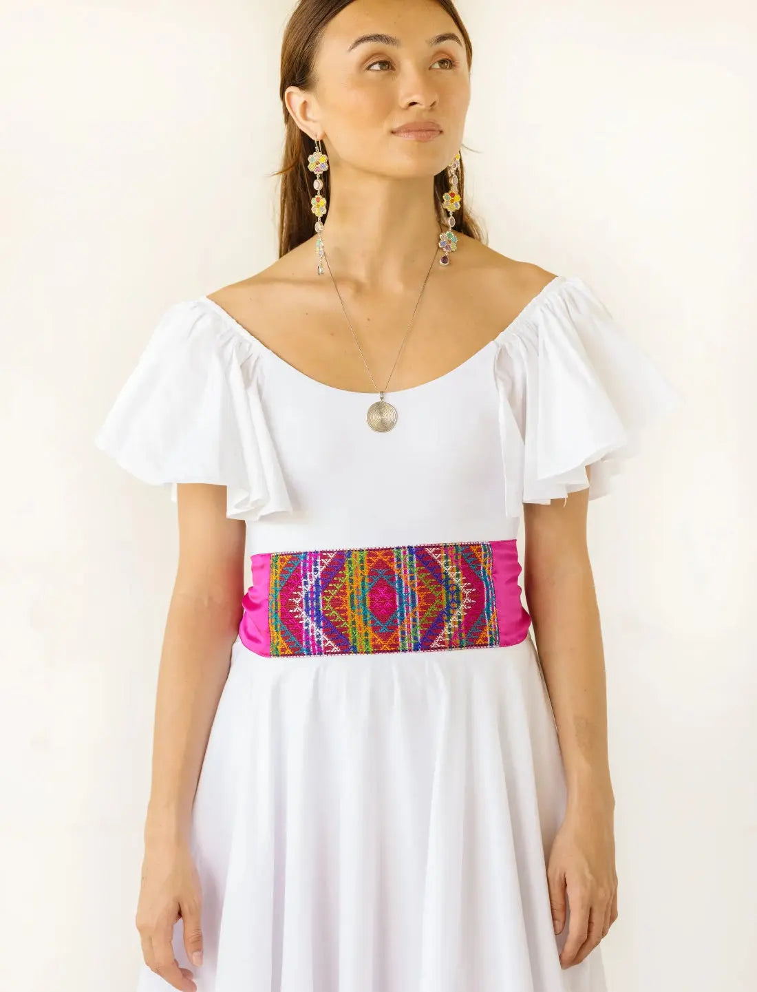 Clarity of Mind Pink Silk Belt Earth Wisdom Collection